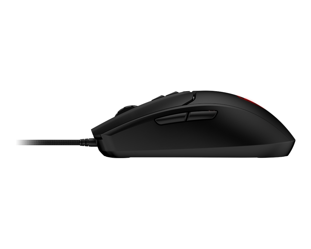 MSI FORGE GM100 Gaming Mouse – 6400 DPI, 6-Mode RGB, 7 Buttons, Symmetrical Design, 10M Click Durability