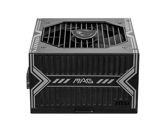 MSI MAG A750BN PCIE5 750W Power Supply | 80 PLUS Bronze Certified | ATX PSU | PCIe 5.0 12VHPWR Connector | Active PFC | 120mm Fan | Gaming PC Power Supply