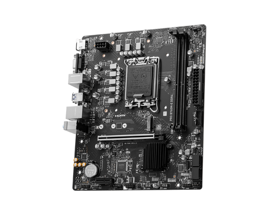 MSI PRO B760M-E DDR4 LGA 1700 Micro-ATX Motherboard
