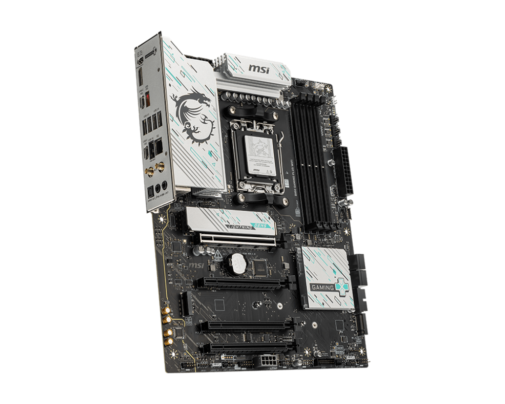 MSI B850 GAMING PLUS WIFI ATX Motherboard | AM5 | DDR5‑8200+ OC | PCIe 5.0 x16 | 3× M.2 (1× Gen5) | 5 GbE LAN | Wi‑Fi 7 | USB4 | HDMI 2.1
