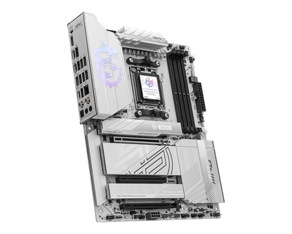 MSI MPG X870E EDGE TI WIFI ATX Motherboard | AM5 | AMD X870E | DDR5‑8400+ OC | PCIe 5.0 x16 | 4× M.2 Gen5 | Wi‑Fi 7 | 5G LAN | USB4 40 Gbps | Realtek ALC4080
