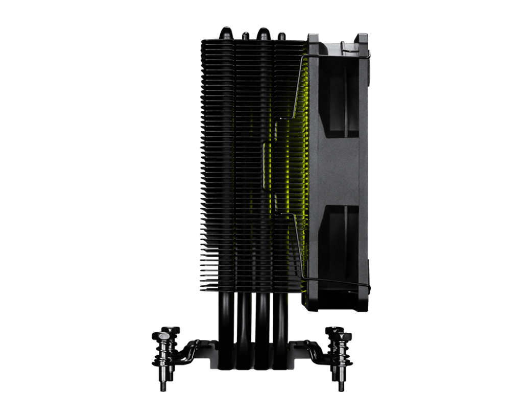MSI MAG COREFROZR AA13 Air CPU Cooler | 120mm ARGB Fan | 4× 6mm Direct-Touch Heat Pipes | Rifle Bearing | Compact Tower | Supports Intel LGA1700/1851 & AMD AM5/AM4