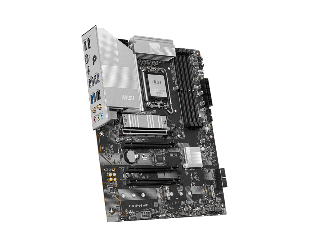MSI PRO Z890‑S WIFI ATX Motherboard | Intel Z890 | LGA1851 | DDR5‑256GB | PCIe 5.0 x16 | M.2 Gen 5 | Wi‑Fi 7 + 2.5 GbE | Thunderbolt 4 | USB4