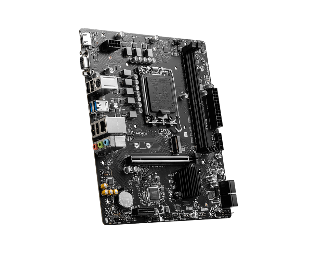 MSI PRO B760M-E DDR4 LGA 1700 Micro-ATX Motherboard