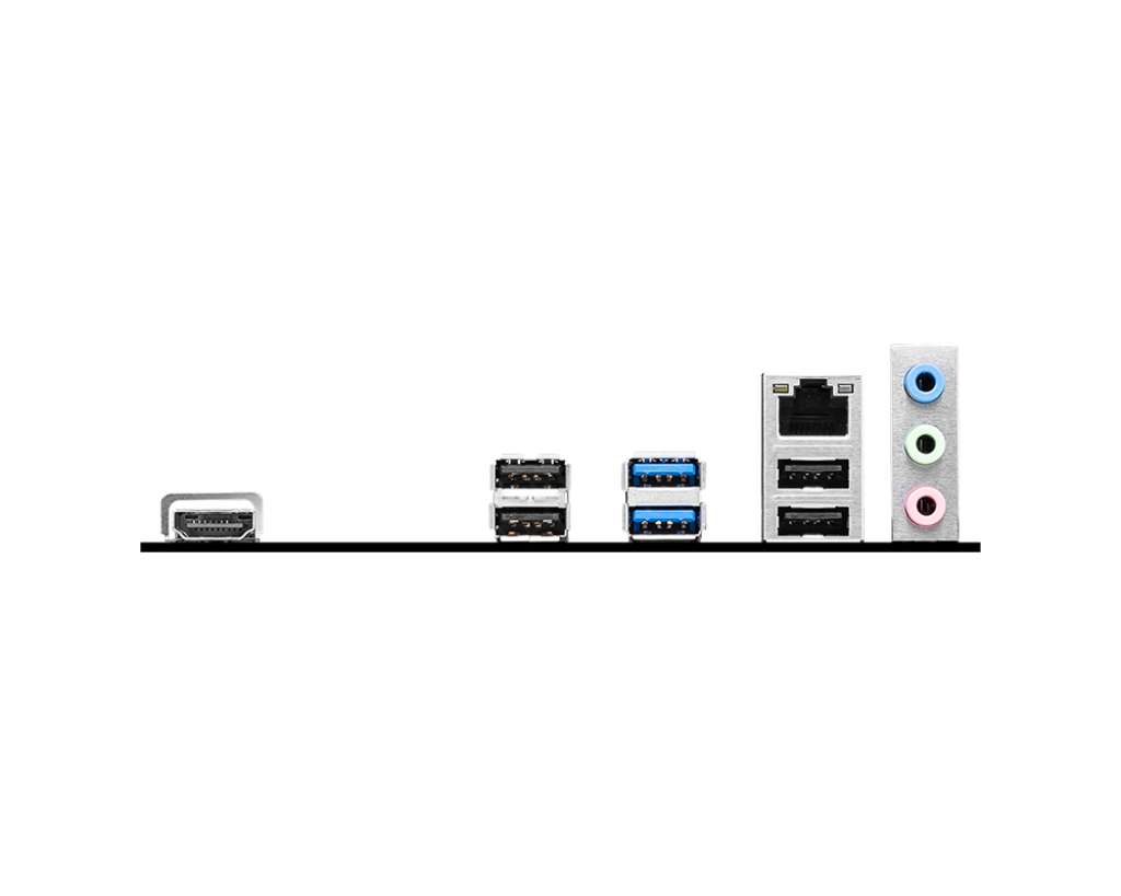 MSI PRO H610M‑S DDR4 Micro‑ATX Motherboard | Intel H610 | LGA 1700 | DDR4‑3200 | PCIe 4.0 x16 | Gen3 M.2 | HDMI 4K | Realtek 1 Gb LAN | ALC897 Audio