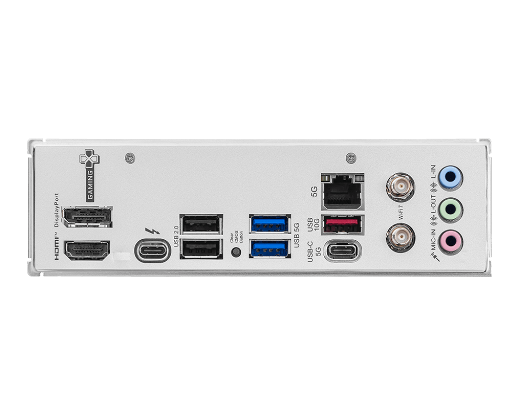 MSI B860M Gaming Plus WiFi Motherboard | Micro-ATX | Intel LGA 1851 Socket | B860 Chipset | DDR5 Memory Support | PCIe 5.0 | 2.5G LAN | Wi-Fi 6E | USB 20Gbps