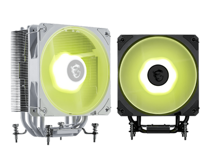 MSI MAG COREFROZR AA13 Air CPU Cooler | 120mm ARGB Fan | 4× 6mm Direct-Touch Heat Pipes | Rifle Bearing | Compact Tower | Supports Intel LGA1700/1851 & AMD AM5/AM4
