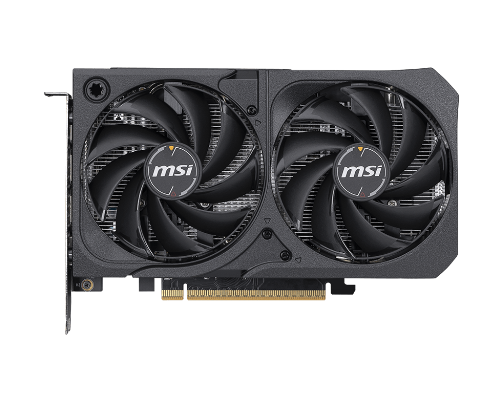 MSI GeForce RTX 5050 8G SHADOW 2X OC | 2560 CUDA Cores | 20 Gbps GDDR6 | Boost 2617 MHz | Dual-Fan | PCIe 5.0 | 130 W