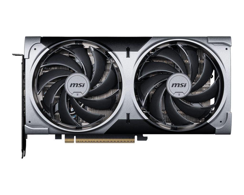 MSI GeForce RTX 5070 12 GB VENTUS 2X OC | NVIDIA Blackwell | 6144 CUDA Cores | 2557 MHz Boost | 28 Gbps GDDR7 | PCIe 5.0 | Dual-Fan Cooling