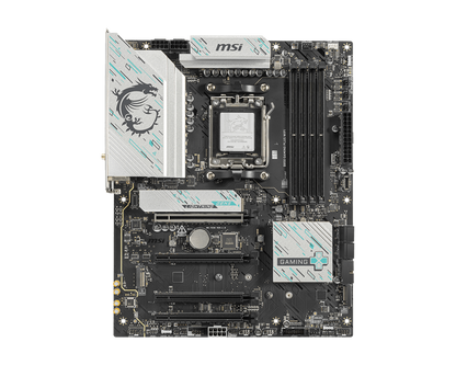 MSI B850 GAMING PLUS WIFI ATX Motherboard | AM5 | DDR5‑8200+ OC | PCIe 5.0 x16 | 3× M.2 (1× Gen5) | 5 GbE LAN | Wi‑Fi 7 | USB4 | HDMI 2.1