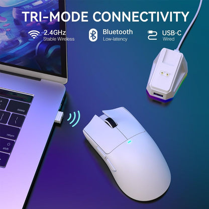 ATTACK SHARK X11 Wireless Gaming Mouse | White