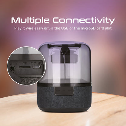 Promate Glitz-L 10W LumiSound 360° Surround Sound Speaker