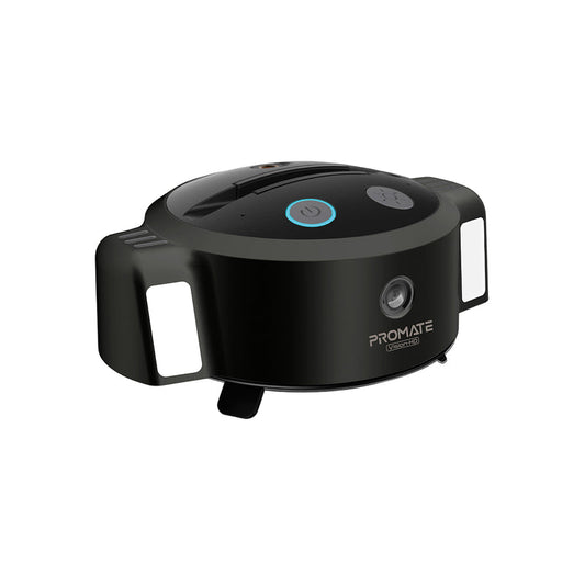 Promate Ai SmartTrack HD Handsfree Streaming Webcam • 360° Auto Rotation • 3 Mode LED Light • 8 Hour Working time • 5000mAh Power Bank • No App Required