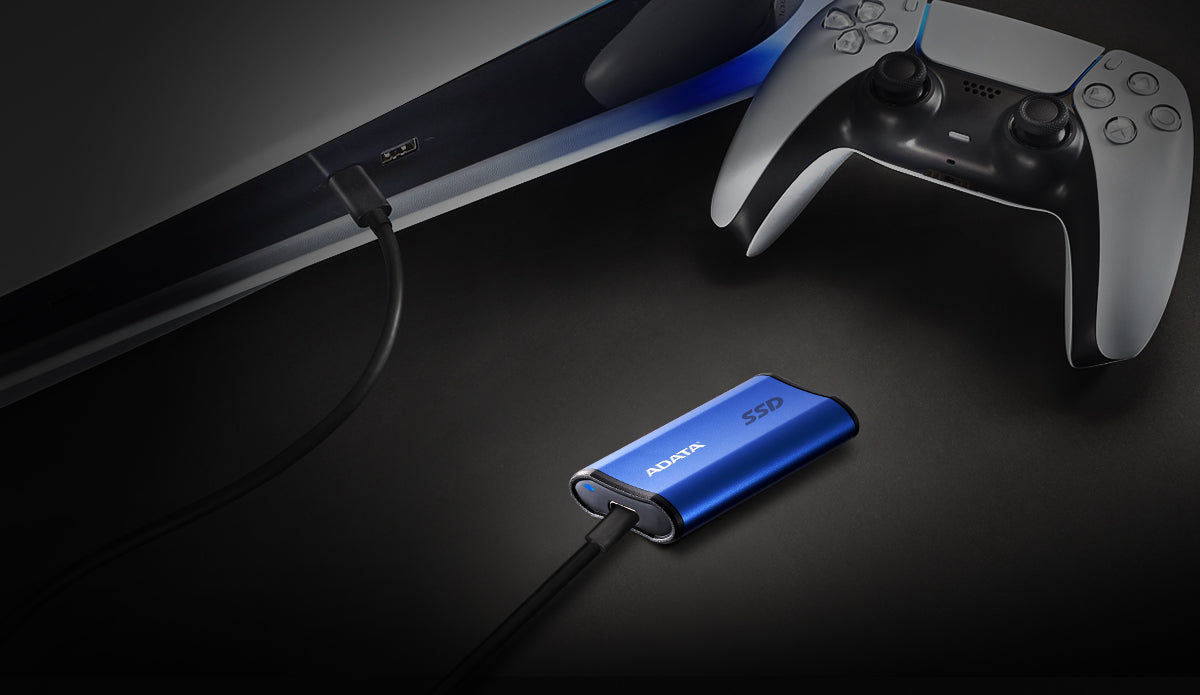 ADATA SE880 External SSD USB 3.2 Gen2x2 Ultra Compact USB-C 2000MB/s Read Write - 500GB