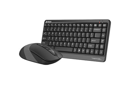 A4Tech FG1110 2.4 GHz Wireless Keyboard & Mouse Combo | Nano Receiver | Plug & Play | 8-in-1 Mouse Features | Office & Home Use