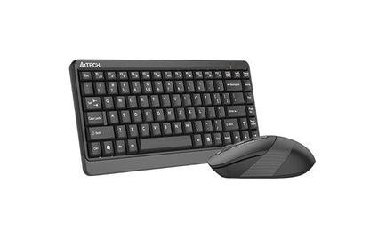 A4Tech FG1110 2.4 GHz Wireless Keyboard & Mouse Combo | Nano Receiver | Plug & Play | 8-in-1 Mouse Features | Office & Home Use