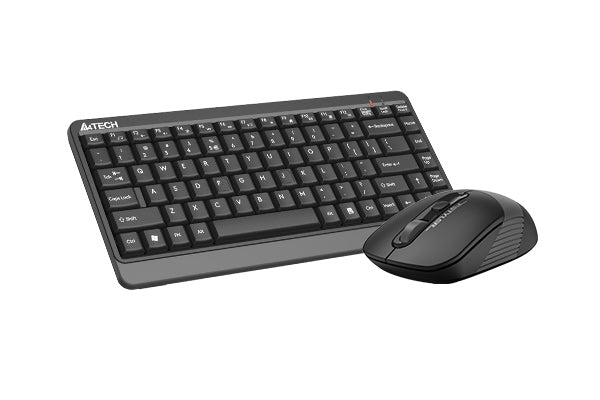 A4Tech FG1110 2.4 GHz Wireless Keyboard & Mouse Combo | Nano Receiver | Plug & Play | 8-in-1 Mouse Features | Office & Home Use