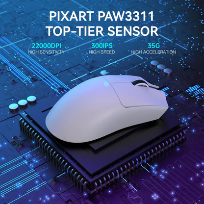 ATTACK SHARK X11 Wireless Gaming Mouse | White