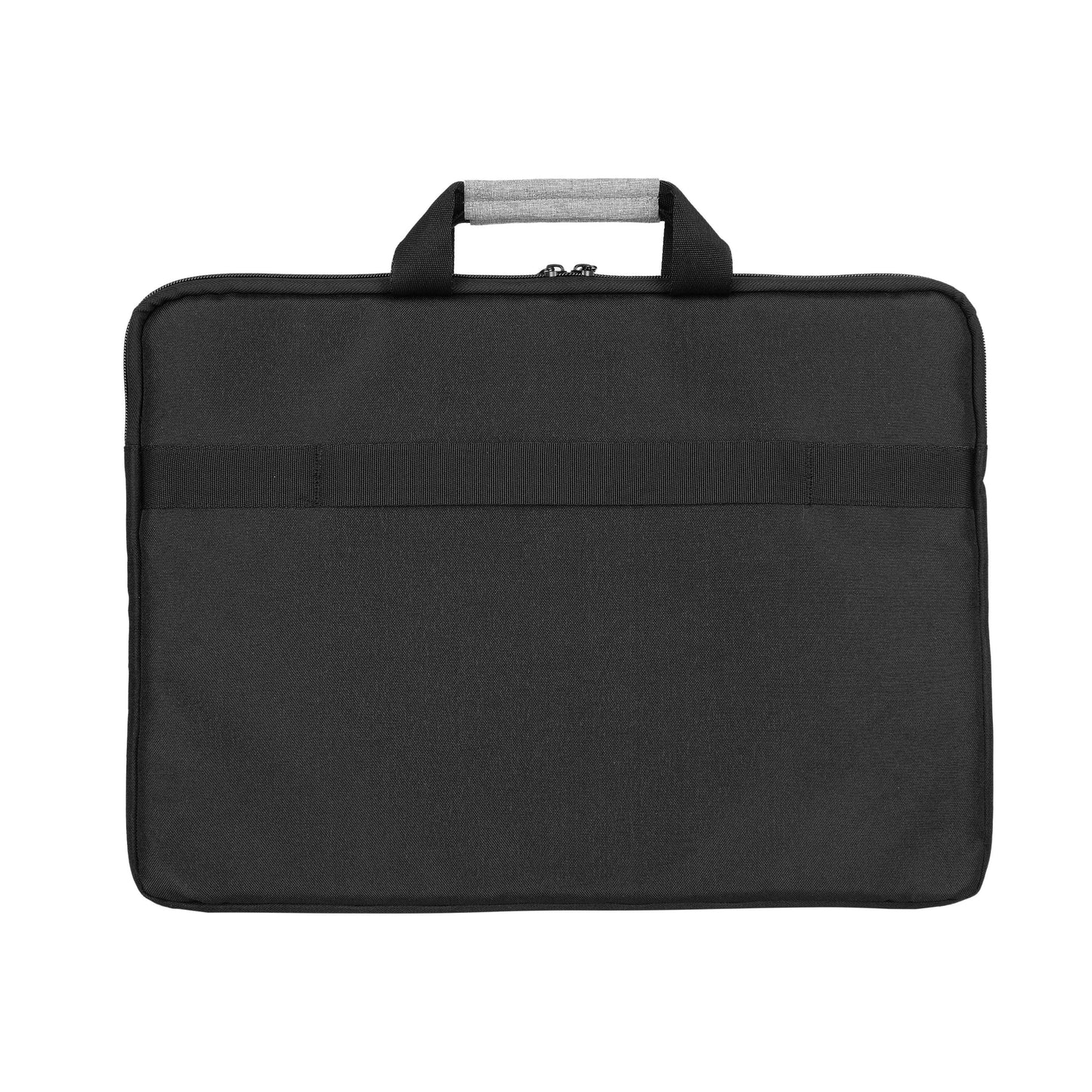 ECLIPS 15.6-Inch Laptop Carry Case | Slim Black Bag with Grey Accents