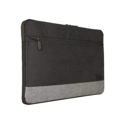 ECLIPS 13.3 | 14.1 Inch Laptop Sleeve | Slim Black Protective Case with Grey Accents