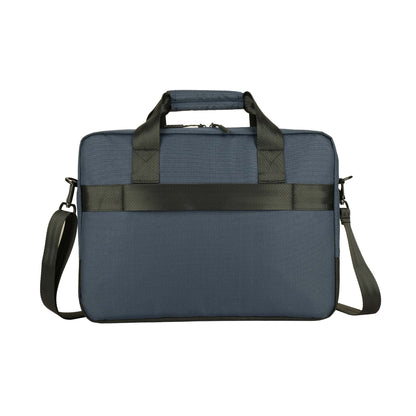 ECLIPS 14.1" Laptop Shoulder Bag | Blue with Black Accents | Slim & Lightweight | Business Travel Design