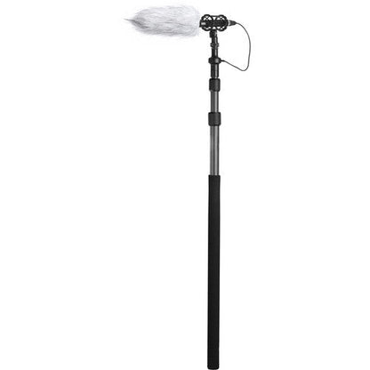BOYA BY‑PB25 8.2′ Carbon Fiber Boompole | 3‑Section | Internal XLR Cable | 3 kg Load | Includes ¼″‑20 & XLR Adapters | Lightweight