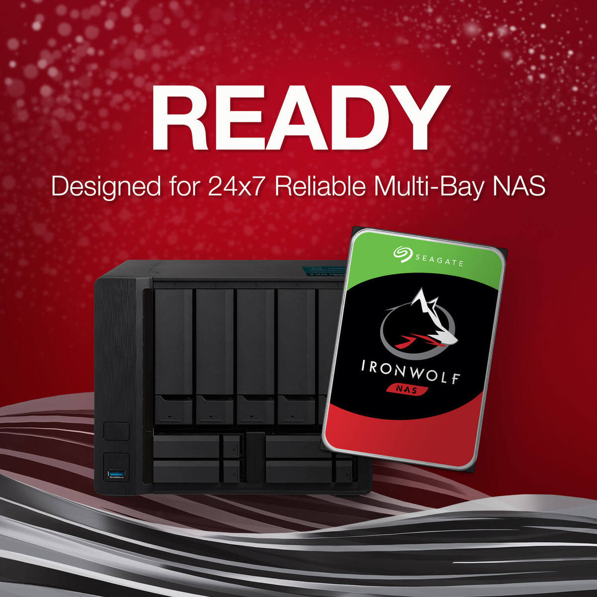 Seagate IronWolf SATA III 3.5" Internal NAS HDD - 14TB