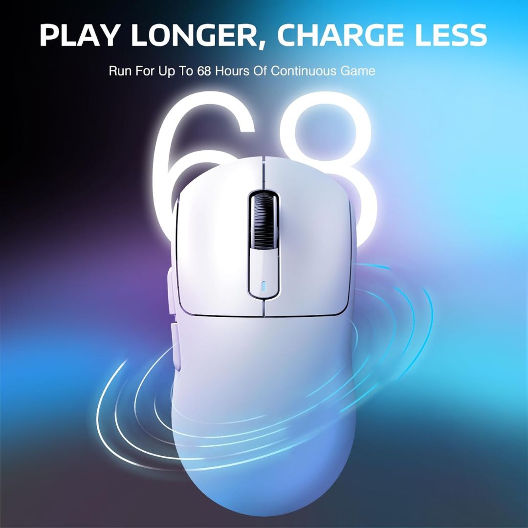 ATTACK SHARK X3PRO Wireless Gaming Mouse | White