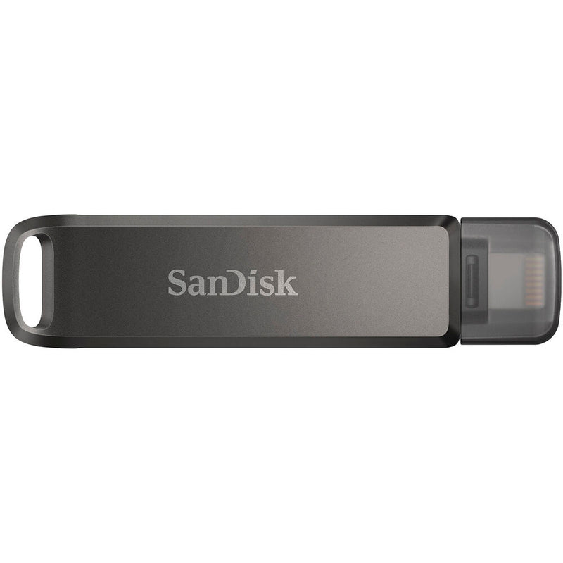 SanDisk iXpand Flash Drive Luxe 64GB – Dual USB Type-C & Lightning Connectors, USB 3.1 Gen 1, All-Metal Swivel Design, Automatic iPhone Backup