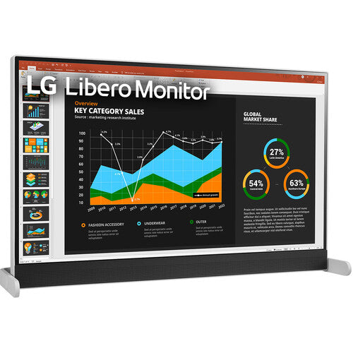 LG 27BQ70QC-S 27 1440p HDR Libero Monitor