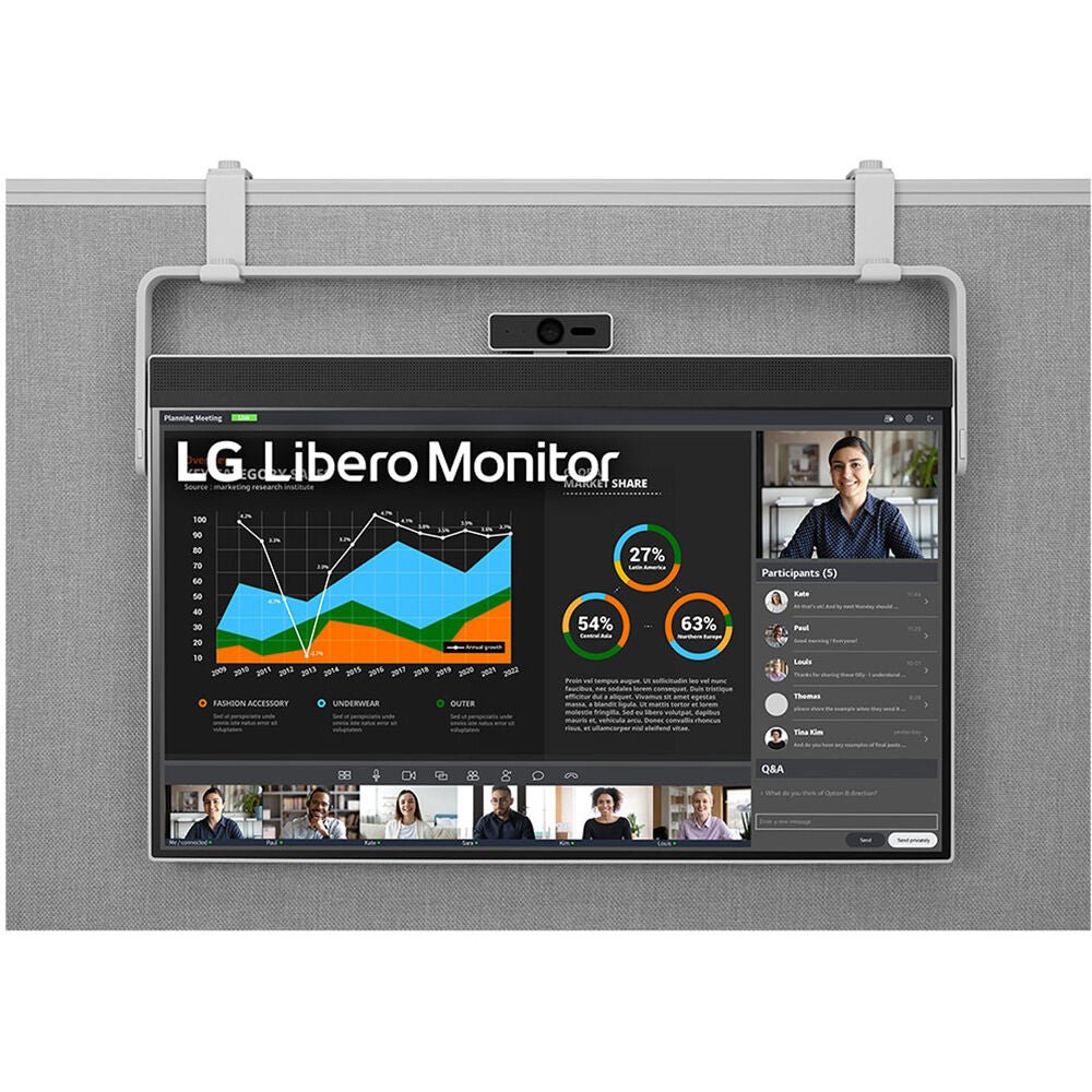 LG 27BQ70QC-S 27 1440p HDR Libero Monitor