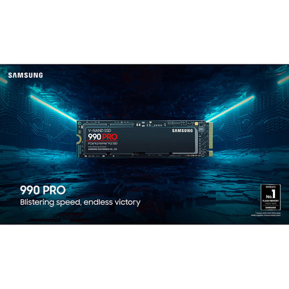 Samsung 990 PRO 4TB NVMe PCIe Gen 4.0 M.2 SSD – Up to 7,450 MB/s Read, 6,900 MB/s Write, Smart Thermal Control, Enhanced Power Efficiency