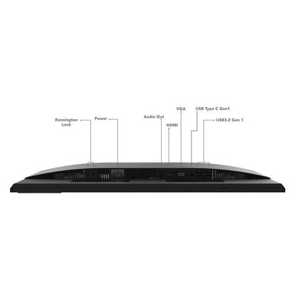 Lenovo L27m-30-2022 - Everyday Monitor - 27 Inch FHD - 75 Hz - AMD FreeSync - Low Blue Light Certified - Tilt Stand - Integrated Speakers - HMDI & VGA & USB-C,Grey