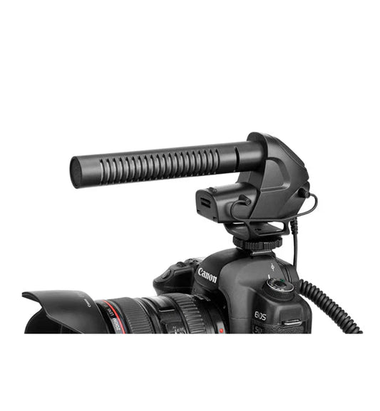 BOYA BY-BM3030 Supercardioid Shotgun Microphone | Battery-Powered Mic for DSLR Cameras & Audio Recorders