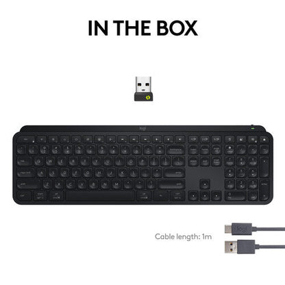 Logitech MX Keys S Wireless Keyboard(Graphite ) (En)