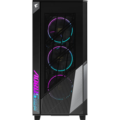 GIGABYTE AORUS C500 GLASS | E-ATX Mid-Tower Case with Tempered Glass | ARGB Fans | Vertical GPU Support | USB 3.1 Gen2 Type-C