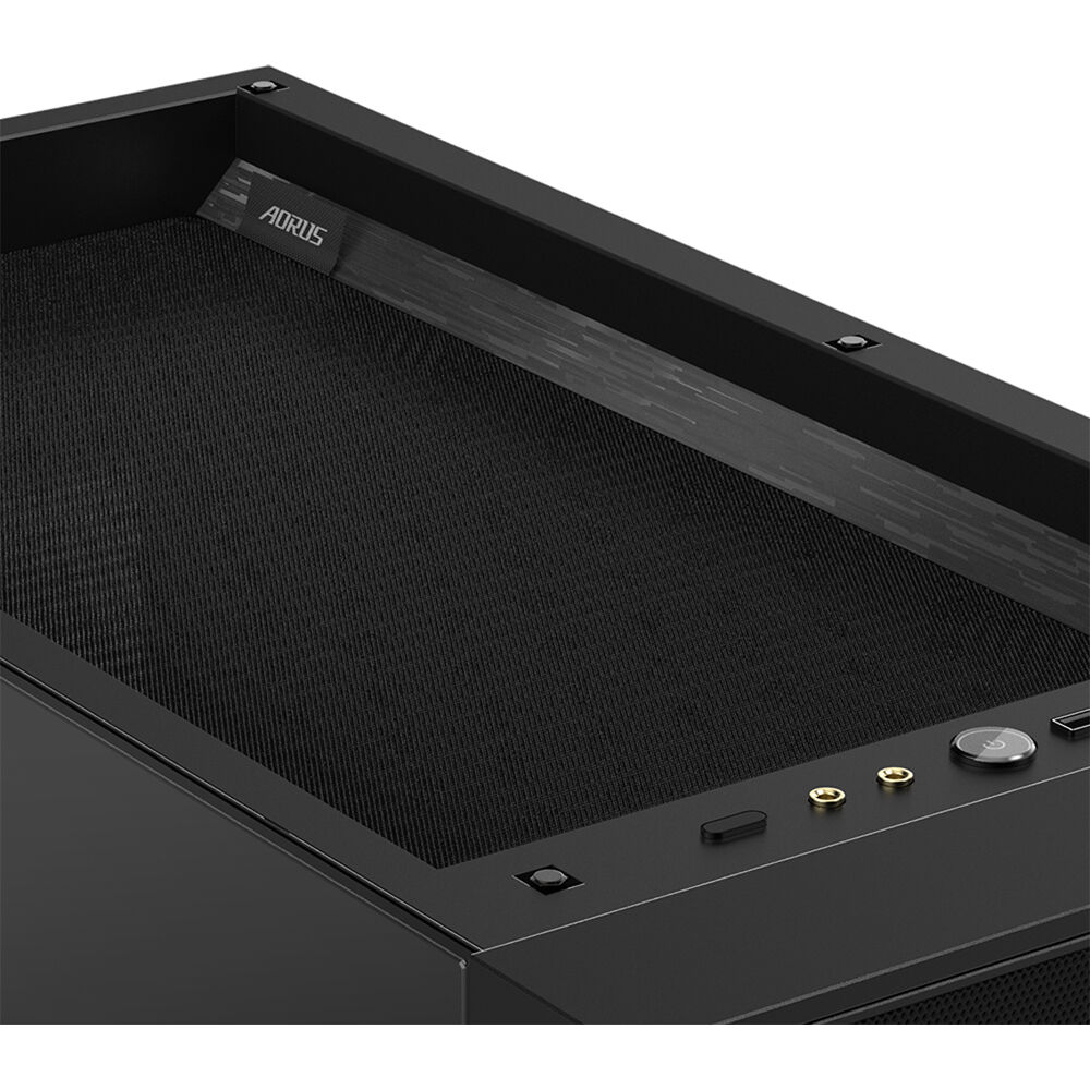 GIGABYTE AORUS C500 GLASS | E-ATX Mid-Tower Case with Tempered Glass | ARGB Fans | Vertical GPU Support | USB 3.1 Gen2 Type-C