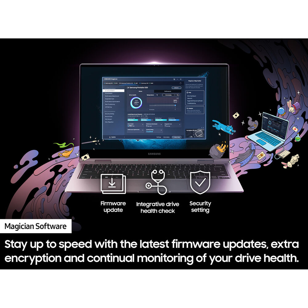 Samsung T9 4TB Portable SSD – USB 3.2 Gen 2x2, Up to 2,000 MB/s Read/Write, Rugged Design, AES 256-bit Encryption, Black