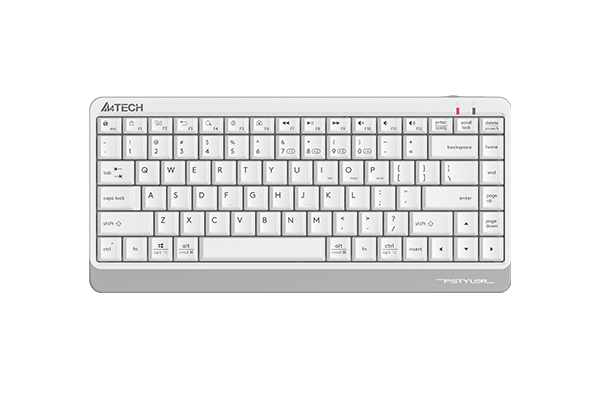 A4Tech FBK11 Bluetooth & 2.4G Wireless Keyboard | Dual Mode | 12 Multimedia Hotkeys | Spill-Resistant | Compatible with PC | Mac | Android & iOS