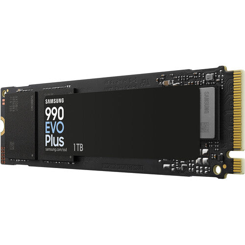 Samsung 990 EVO Plus 1TB NVMe M.2 SSD – PCIe 4.0/5.0, Up to 7,250MB/s Read, 6,300MB/s Write, DRAMless