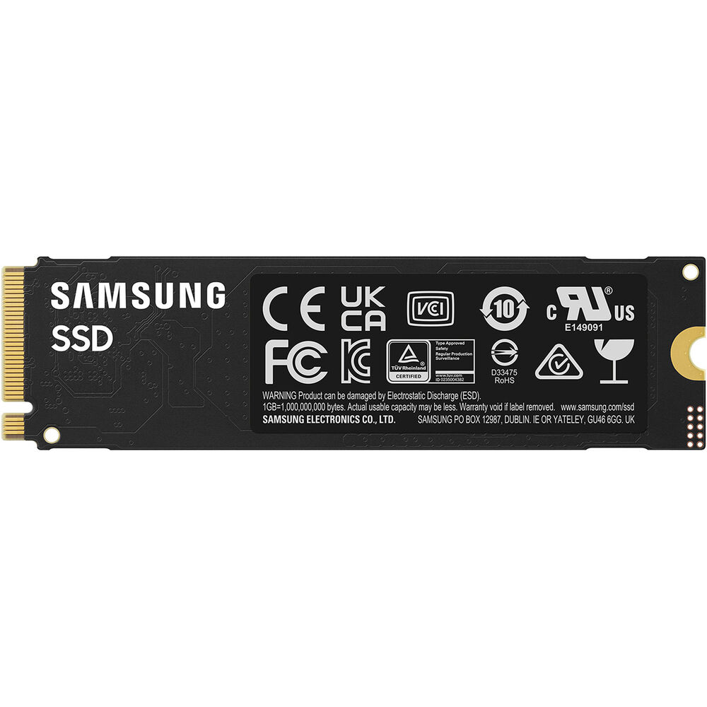 Samsung 990 EVO Plus 1TB NVMe M.2 SSD – PCIe 4.0/5.0, Up to 7,250MB/s Read, 6,300MB/s Write, DRAMless