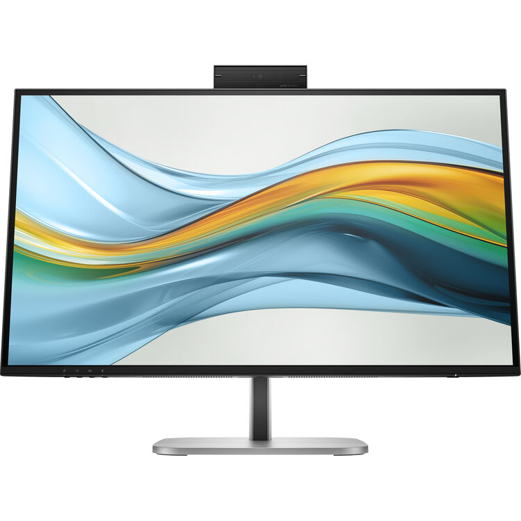 HP 27" QHD IPS Monitor, 100Hz, USB-C 100W, HDMI/DP, RJ45, Built-in 5MP IR Webcam, Speakers & Mics, Ambient Light Sensor, USB 3.2 Hub with KVM