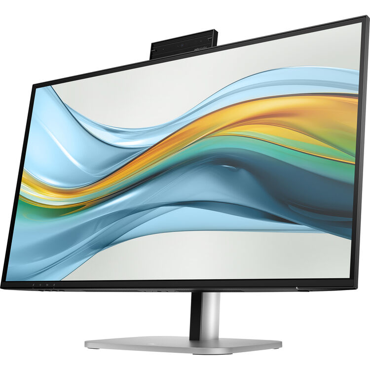 HP 27" QHD IPS Monitor, 100Hz, USB-C 100W, HDMI/DP, RJ45, Built-in 5MP IR Webcam, Speakers & Mics, Ambient Light Sensor, USB 3.2 Hub with KVM