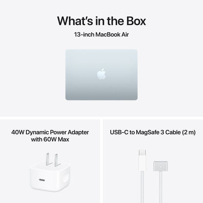 Apple 13" MacBook Air M5 10-Core CPU - 16GB  RAM - 512GB SSD - 8-Core GPU - Arabic (Sky Blue)