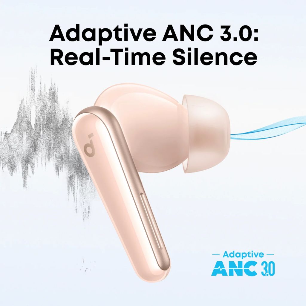 Anker soundcore Liberty 5 Noise-Cancelling Earbuds | Pink