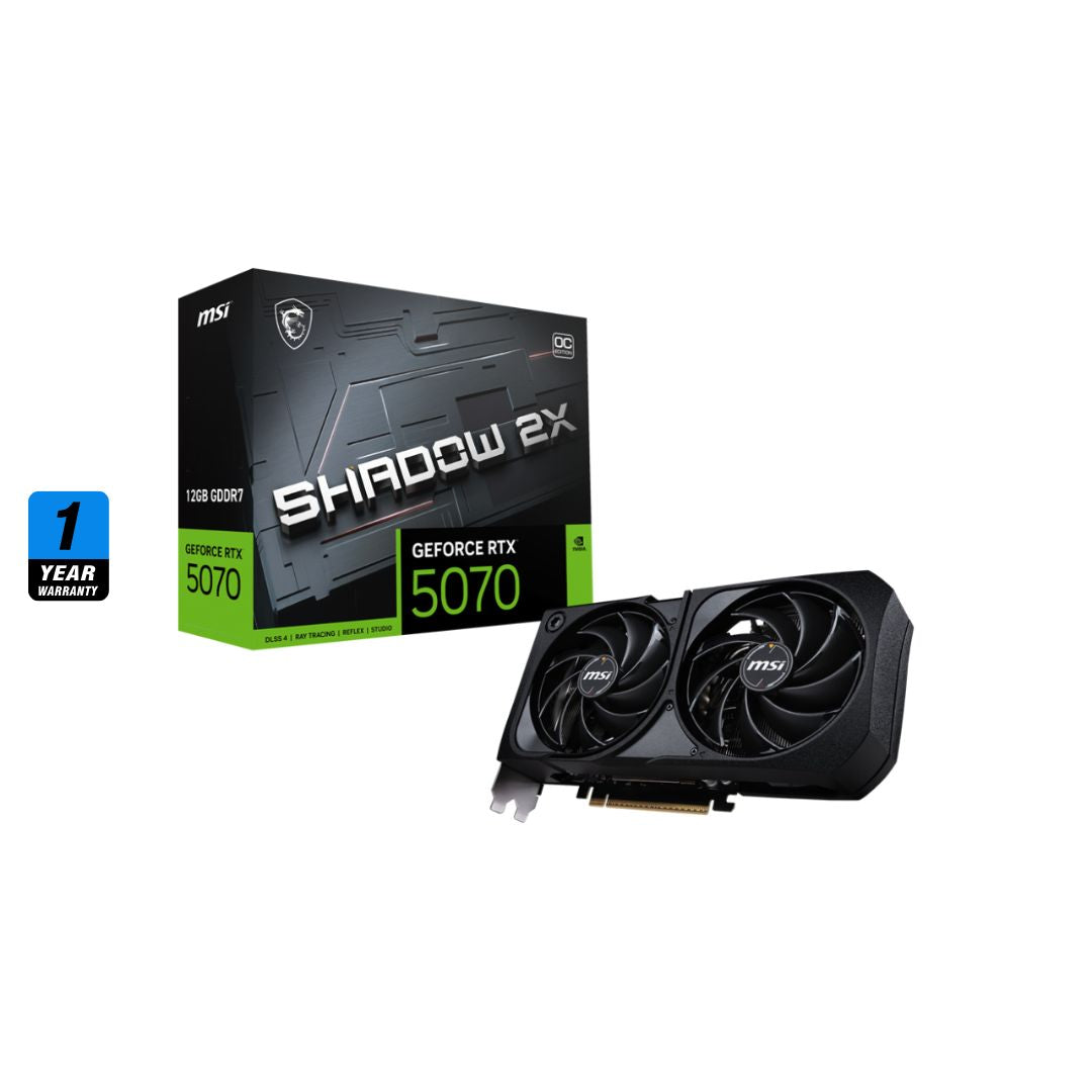 MSI GeForce RTX 5070 SHADOW 2X OC | 12GB