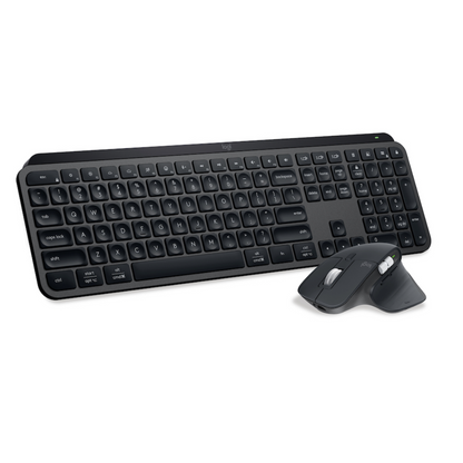 Logitech MX Keys S Combo | Performance Wireless Keyboard & Mouse with Palm Rest