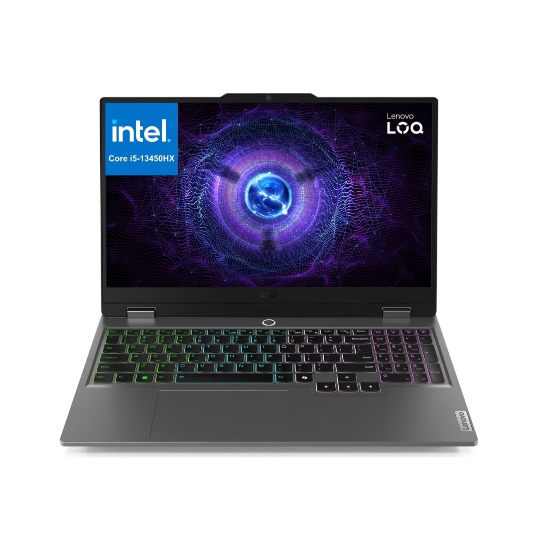 Lenovo LOQ 15IRX9 | (73PS) Intel Core i5-13450HX | RAM 16GB | SSD 512GB | RTX 3050 6GB | 15.6 Inch FHD IPS 144Hz | Luna Gray