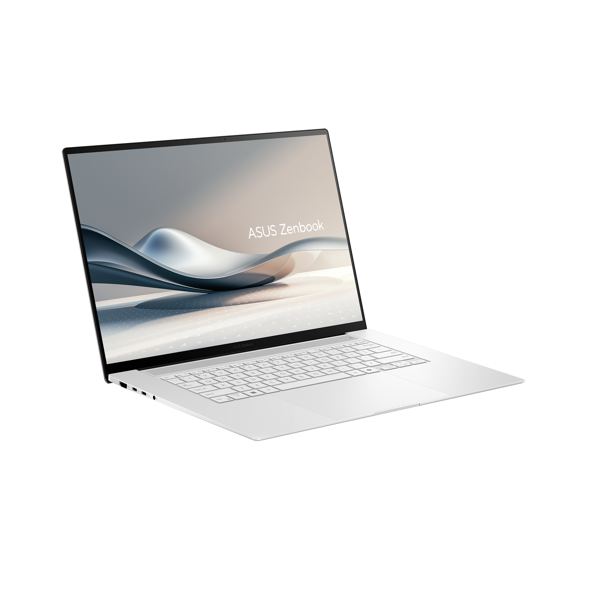 ASUS Zenbook S 16 Copilot+ PC OLED UM5606WA-RJ263W Laptop 16" 3K 120Hz Touch screen Laptop - Ryzen AI 9 HX 370 - 32GB RAM - 2TB SSD - Shared - WIN 11 (Scandinavian White)