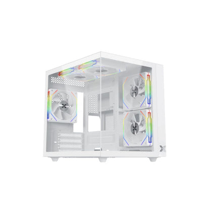 Xigmatek Aqua M Lite Arctic Micro Tower Case | White
